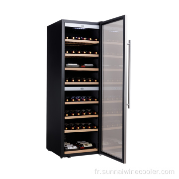 180 bouteilles LED Light Strip de refroidissement Cabinet à vin